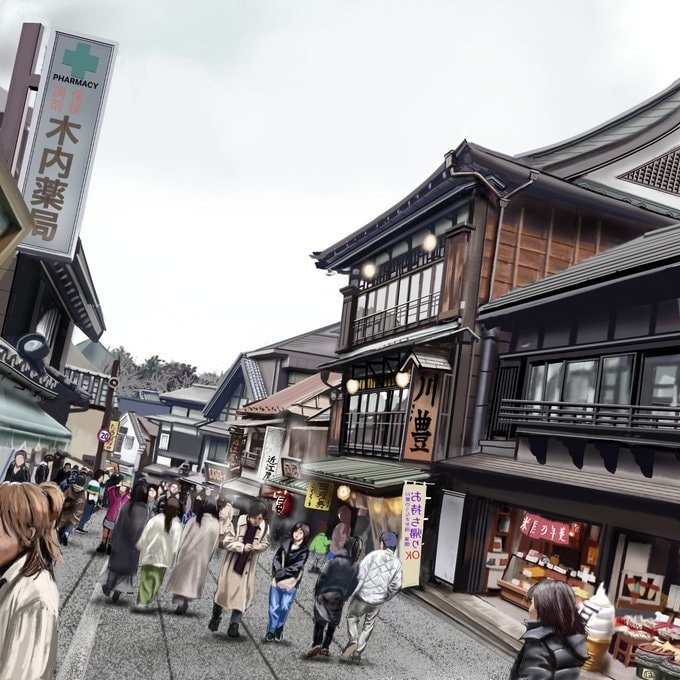 想い出の風景をリアルなイラスト・絵画に描き上げます 作品郵送サービスあり◎風景、背景イラストを制作いたします。 イメージ5