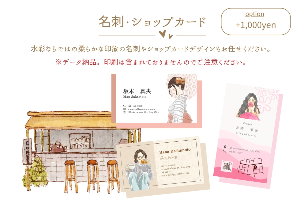 水彩でオリジナルの似顔絵を制作いたします 〜SNSアイコンや大切な人への贈り物にも〜 イメージ3