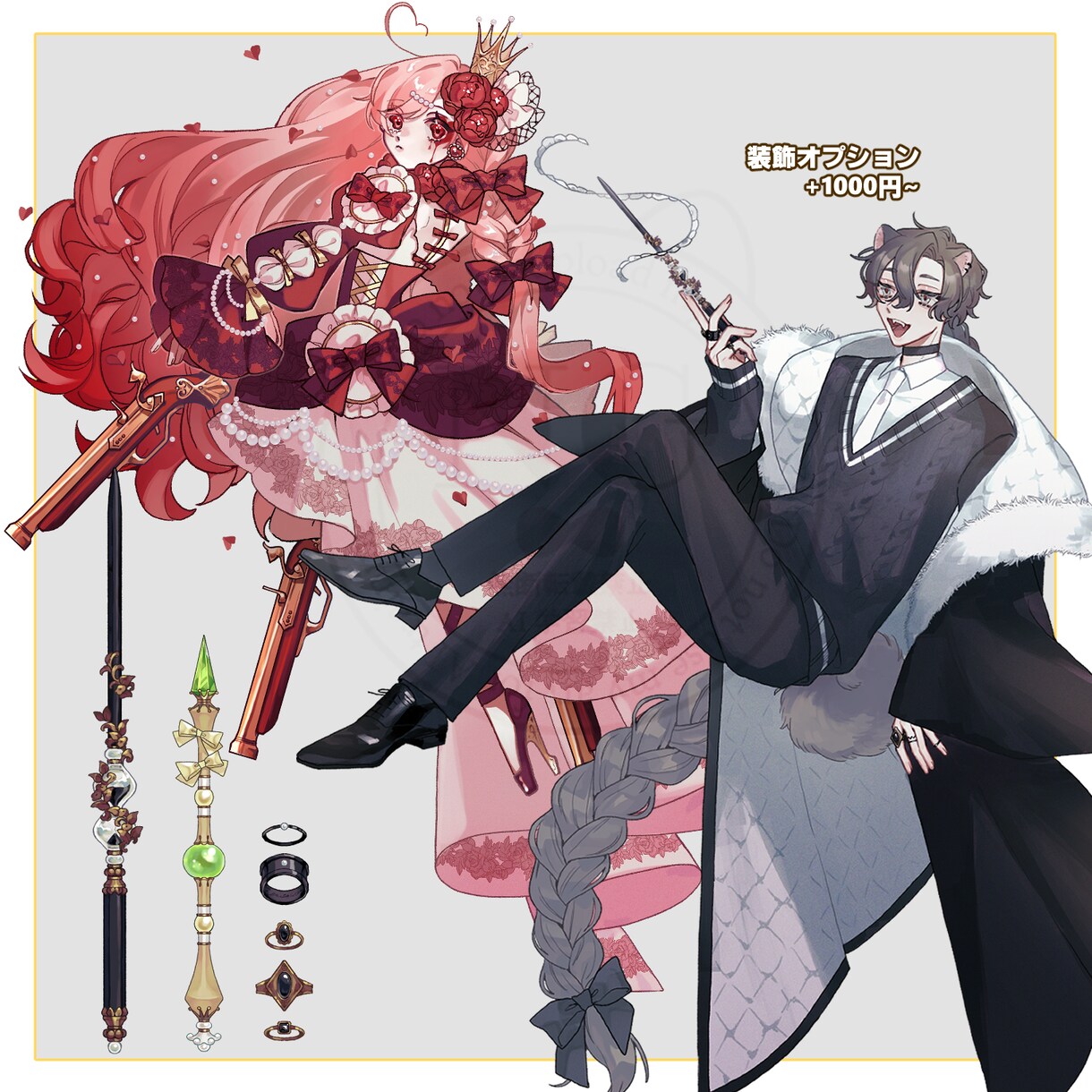 TRPGなどに使える立ち絵制作します TRPG/SNSアイコン/ゲームなど制作します イメージ3