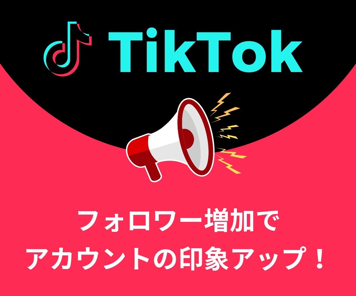 TikTokフォロワー増やします フォロワー数UPでTikTokの可能性が無限に広がる★ イメージ1
