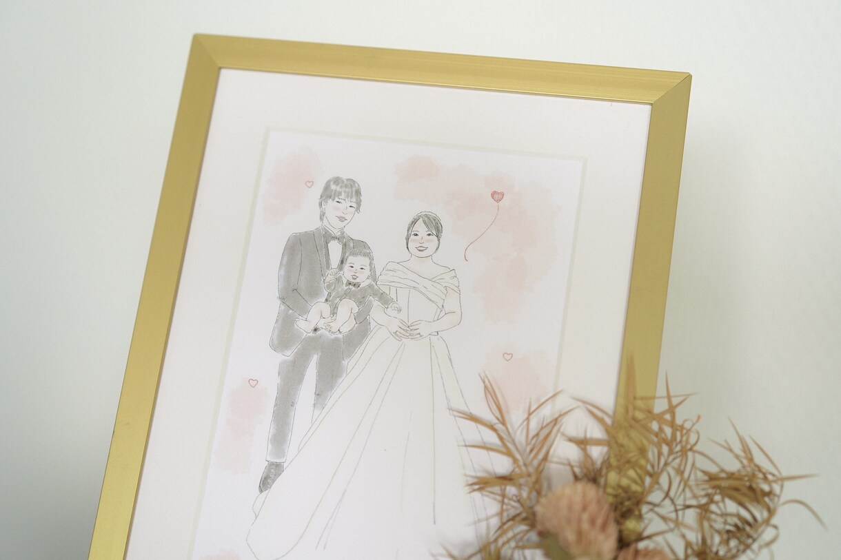 ゆるふわオシャレな似顔絵イラストお描きします 誕生日/記念日/出産、結婚祝いのギフトやプレゼントにも♡ イメージ2