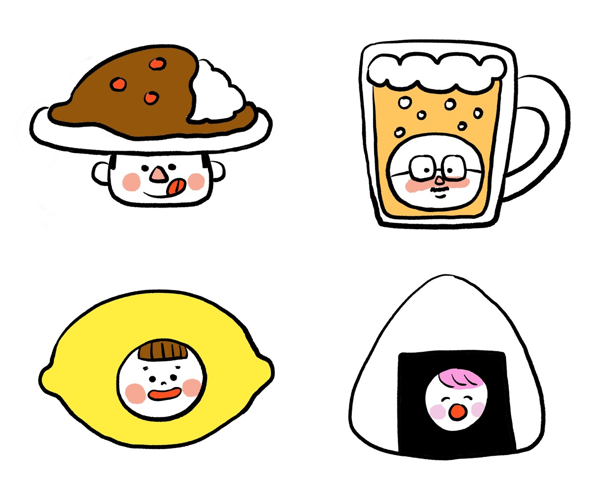 好きをかぶりたい！ゆるイラスト描きます 好きをかぶって、気分はるんるん♪ イメージ6