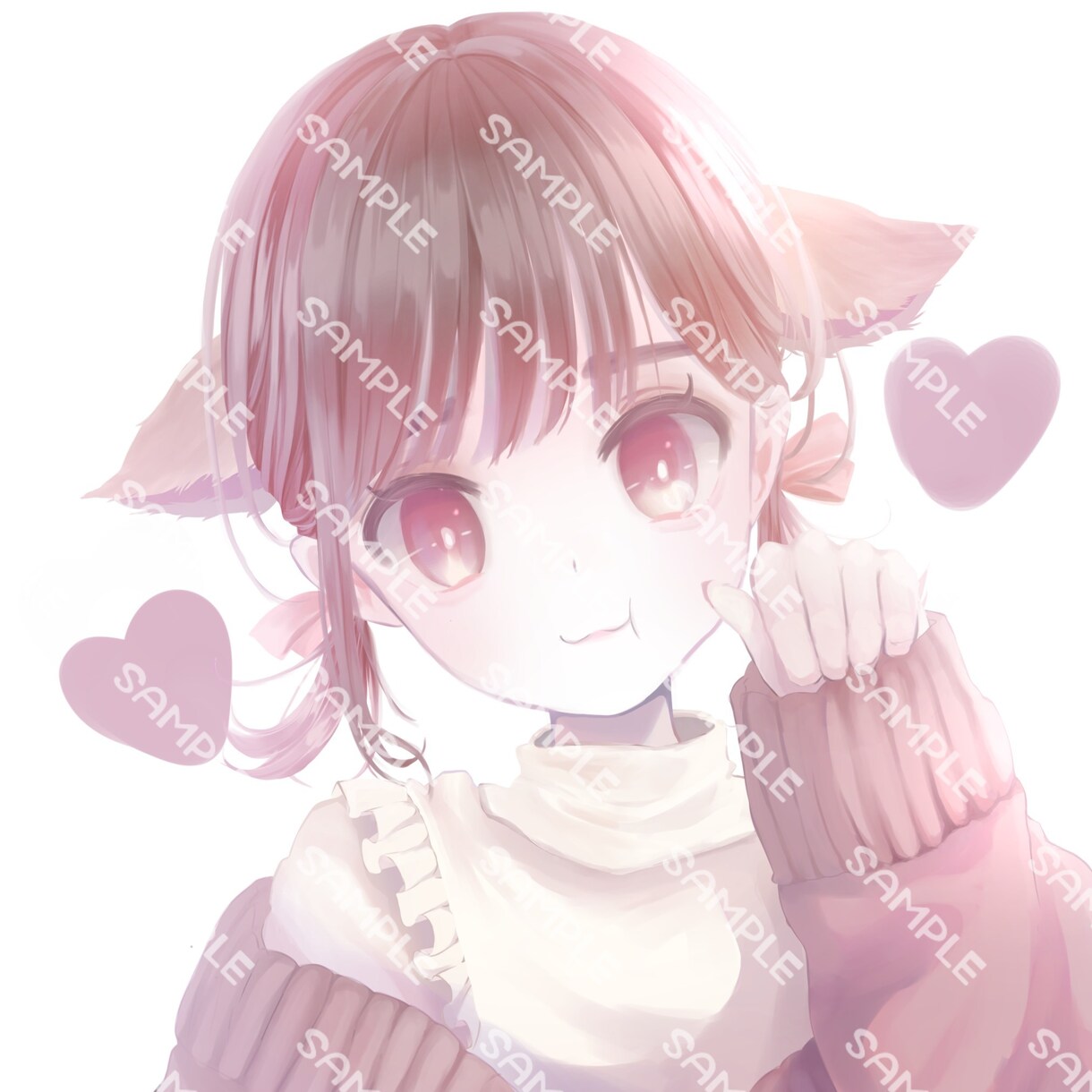 SNSアイコン描きます ゆるふわ、美少女、美少年、など得意です イメージ2