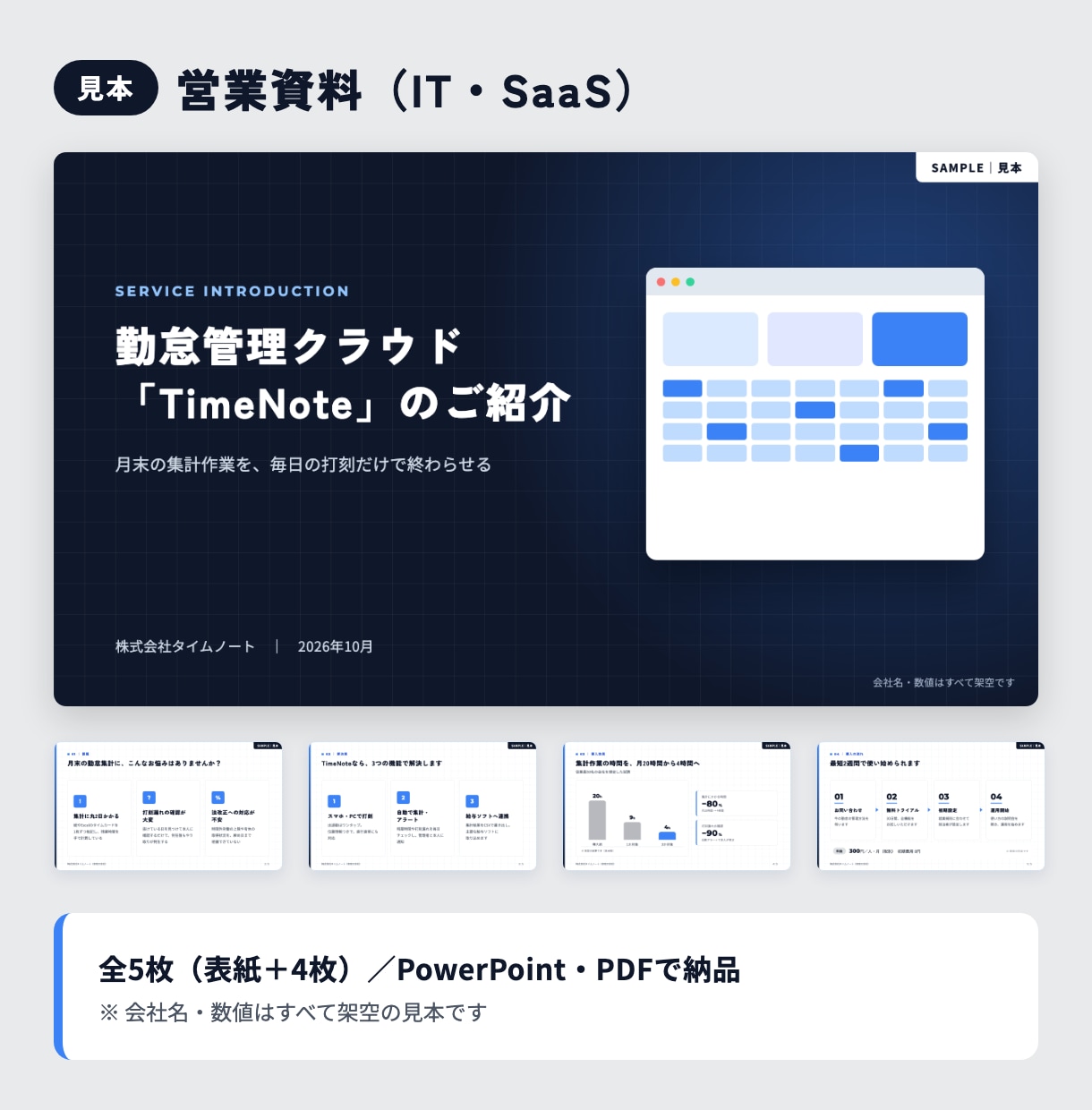 元ディレクター×現役ライターが伝わる資料を作ります デザイン×構成で、「読まれる」「通る」資料に仕上げます イメージ2