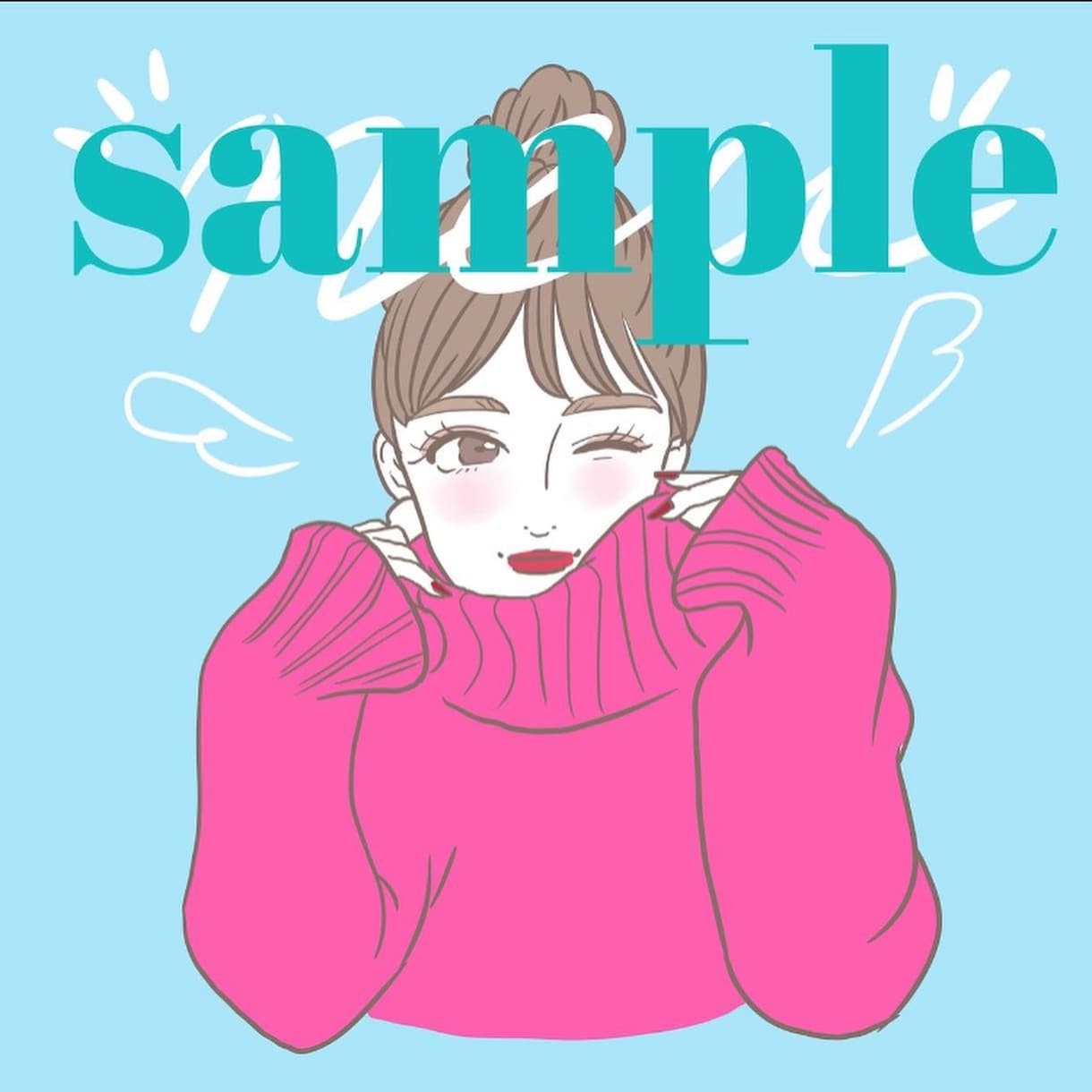 商用可！茶線バージョンイラスト描きます 茶線/ジム/シンプル/挿絵/占い/ふわふわ/星座 イメージ3