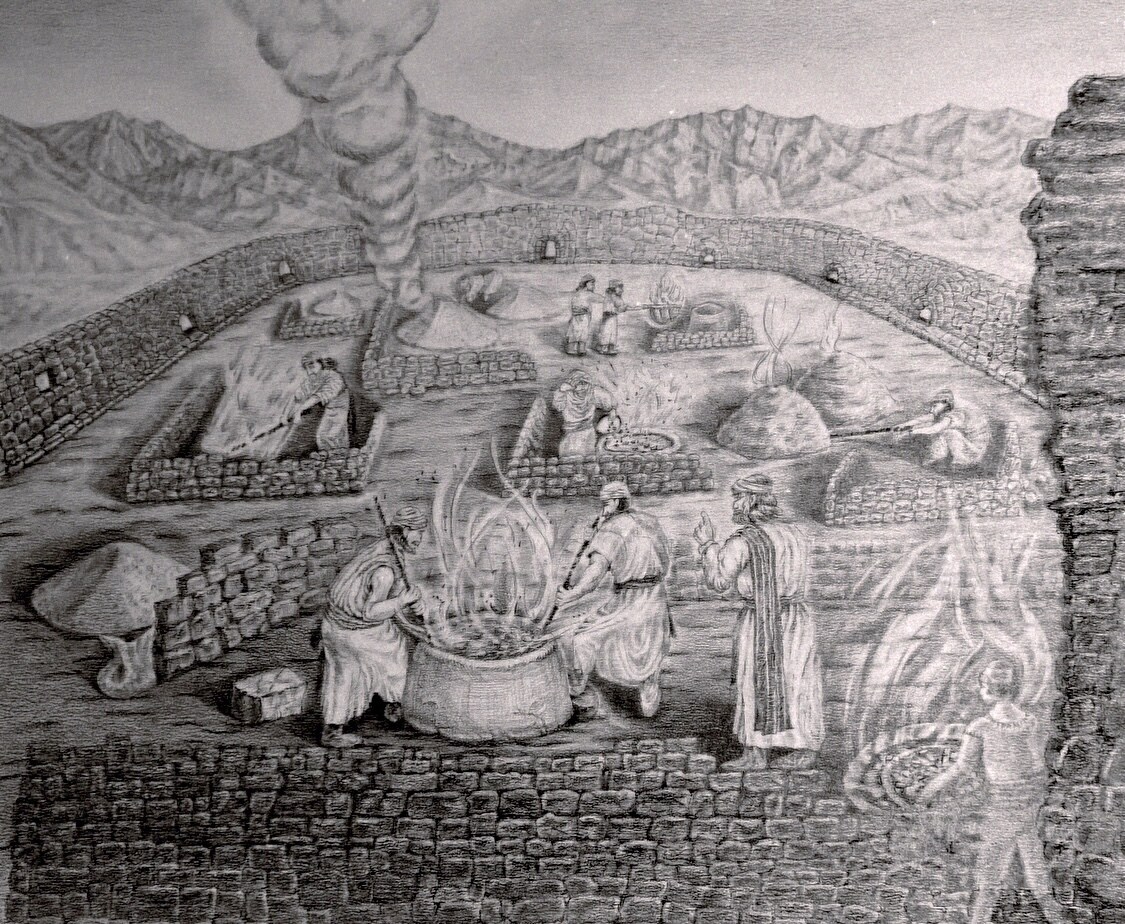 歴史・古代史などの人物風景画をモノクロで描きます 文章に添える白黒の挿絵を描きます。歴史や文献、古代史など。 イメージ3