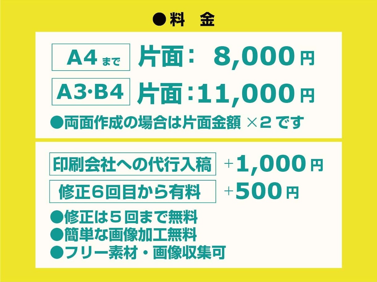 想いを形に。チラシ作成します 伝えたい想いが正しく伝わるデザインを イメージ2