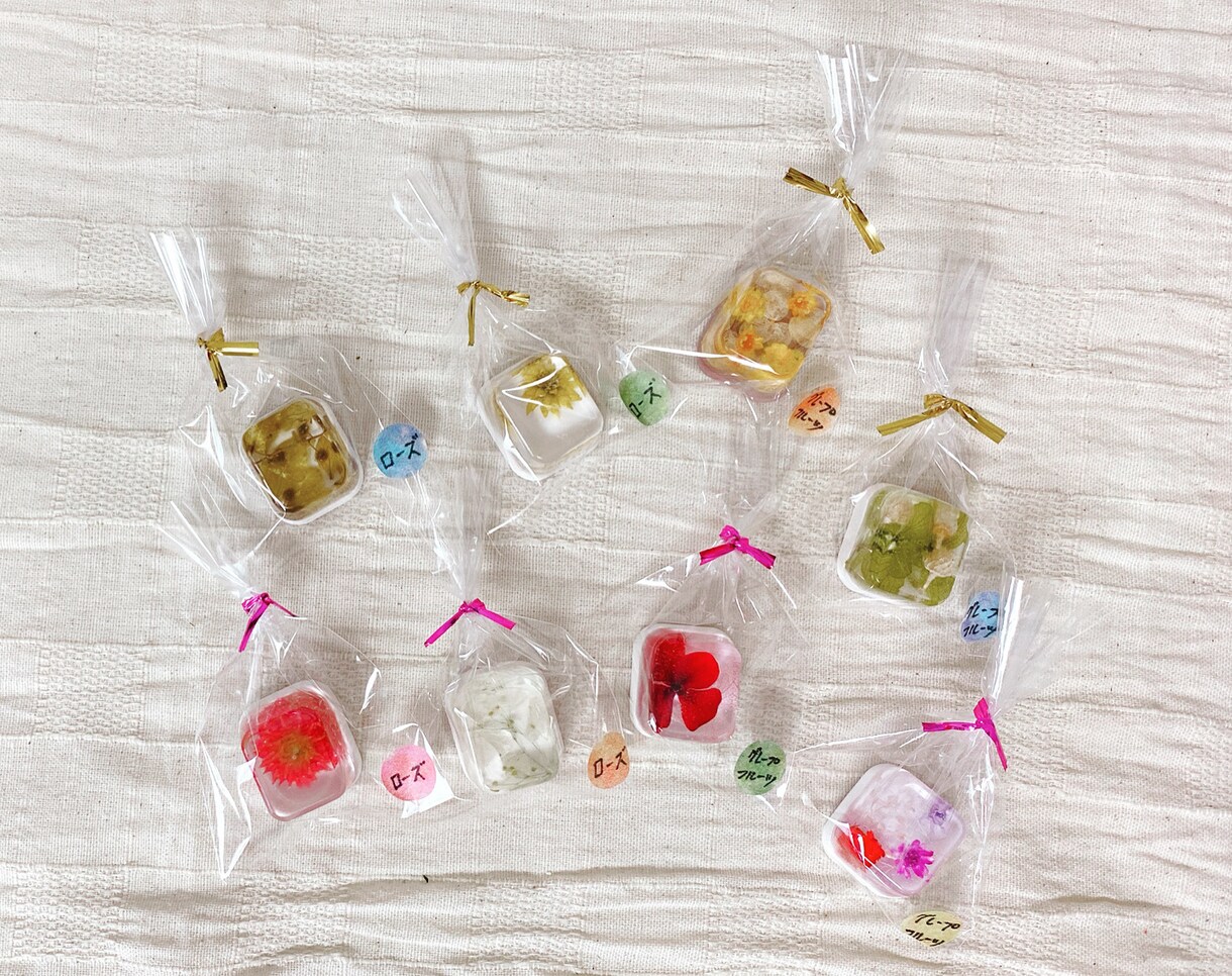 アロマストーン作ります プレゼントにピッタリ！ハーバリウム和菓子 イメージ2