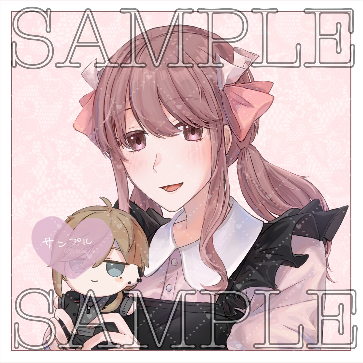 立ち絵やSNS使用可のアイコンイラストを制作します かわいいからかっこいいまで幅広くお承ります！ イメージ6