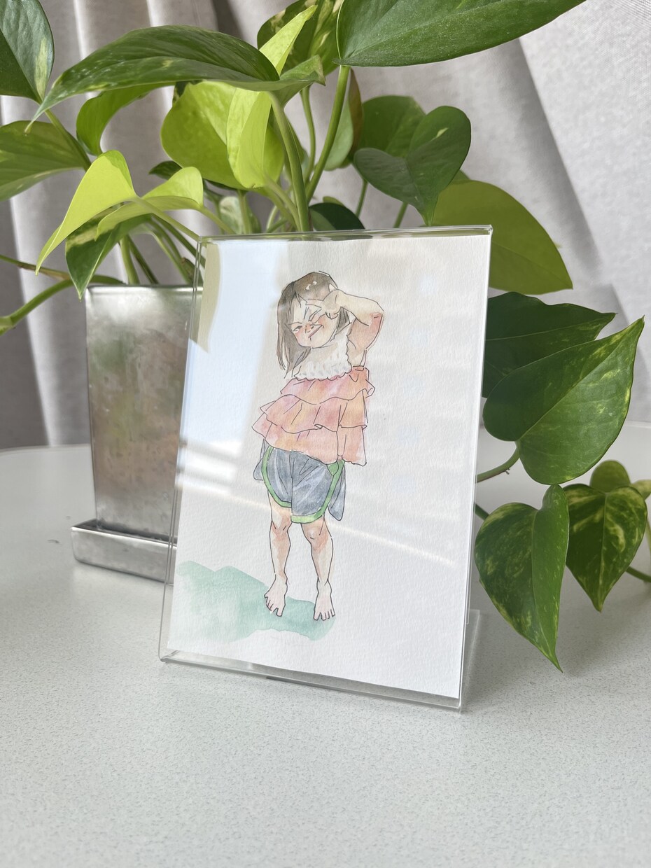 水彩アナログイラストで子供の絵や小物描きます 10冊以上自著あり/育休プロ漫画家／アナログ イメージ4