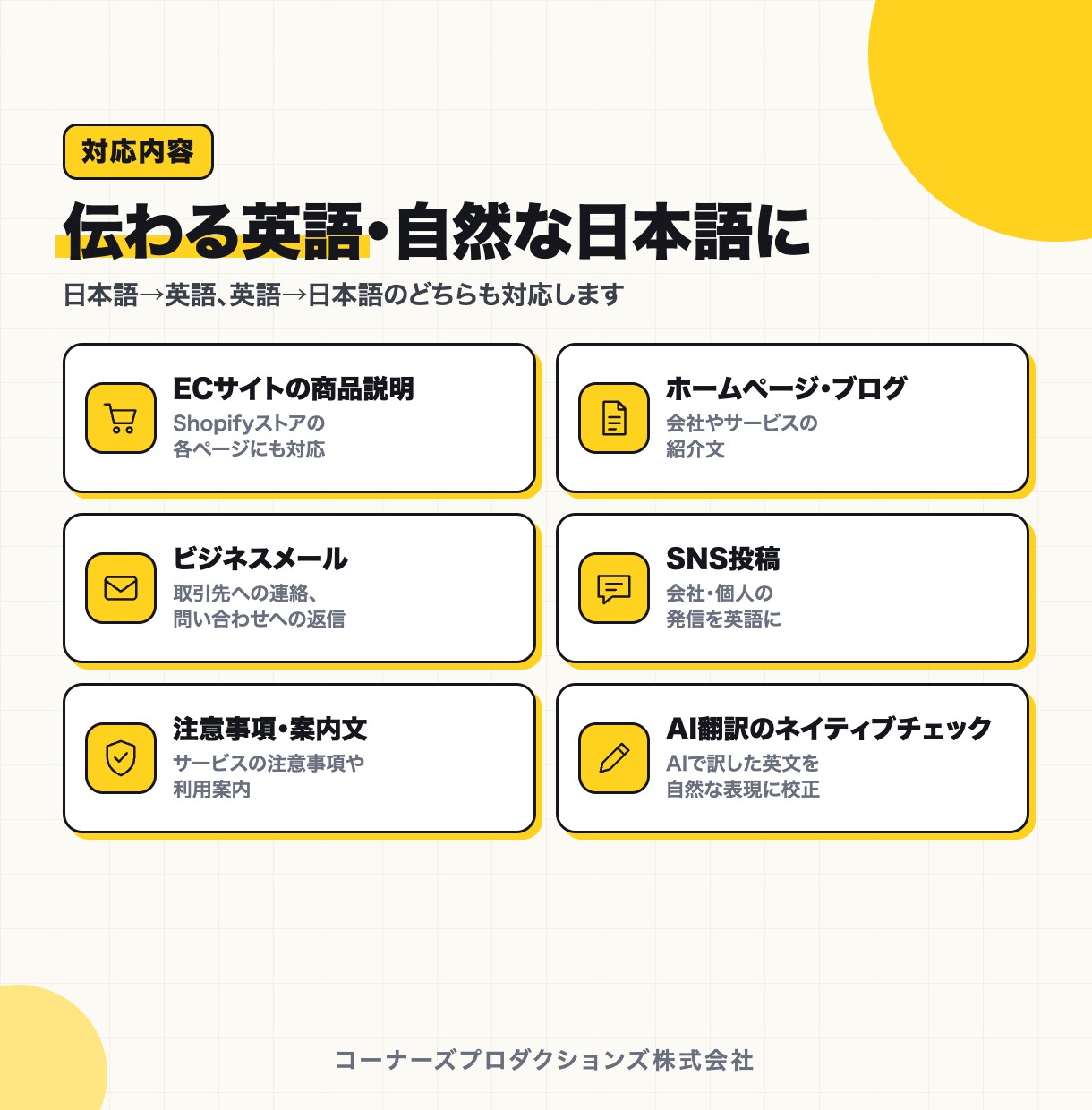 ネイティブが日本語⇔英語を翻訳・校正します 商品ページ・Webサイト・ビジネスメール｜TOEIC950点 イメージ2
