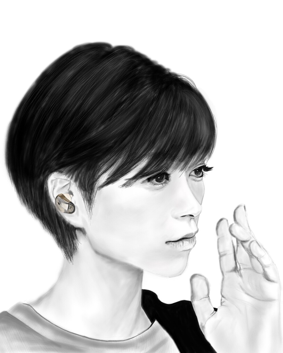 精巧な模写似顔絵を描きます。アレンジもできます この顔にこのポーズ…なども可能です(かけ離れた素材は不可) イメージ10