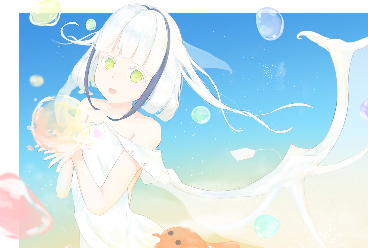 Live2Dアニメーションをイラストから制作します かわいい女性キャラクターや背景のアニメーションを制作します！ イメージ1