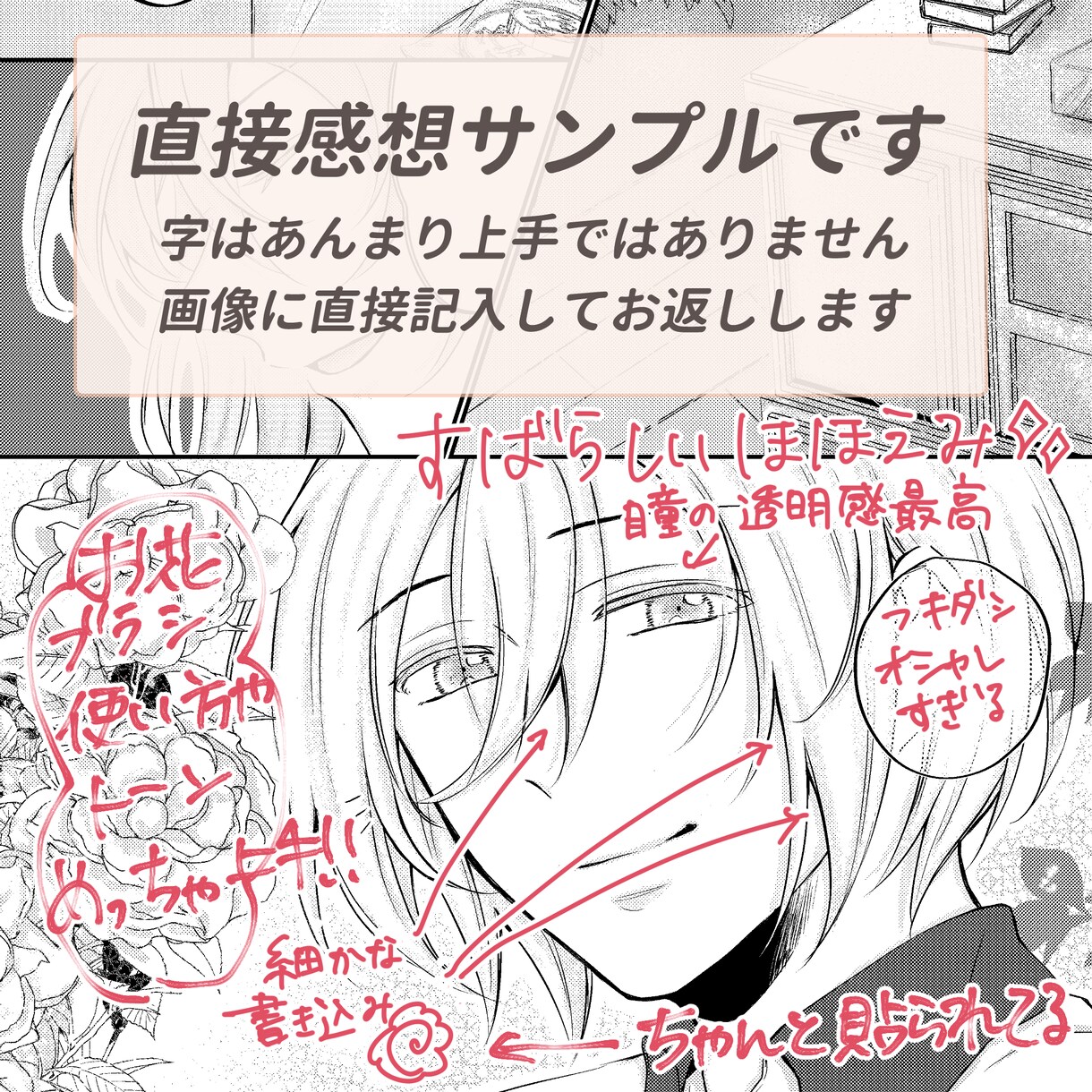 あなたの大事な作品に、やる気の出る感想を送ります 二次創作大歓迎！甘口辛口選択可！読者・創作者両視点で伝えます イメージ4