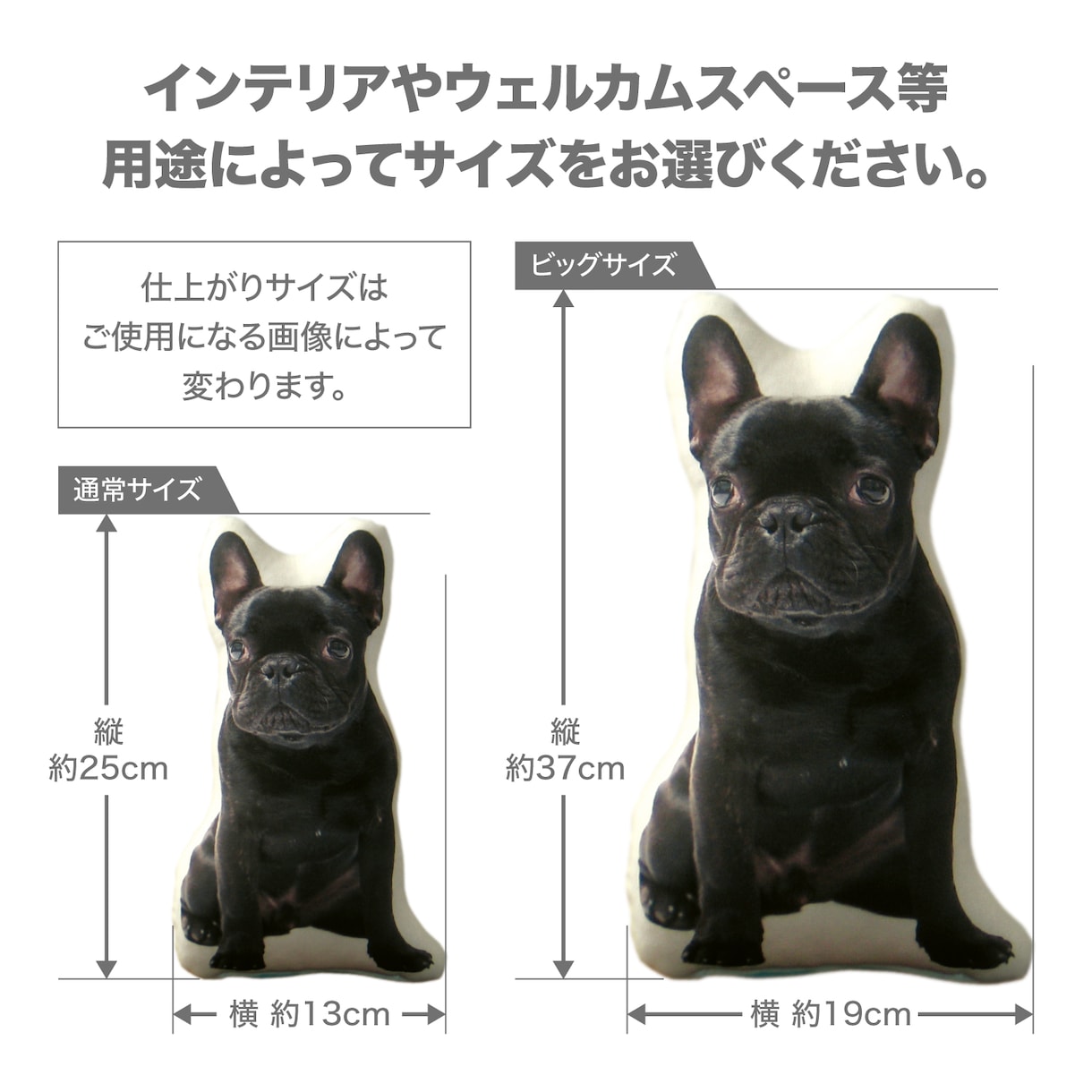 スタイリッシュなペット（犬猫）のクッション作ります メモリアルやインテリア、結婚式のウェルカムボードの代わりに! イメージ5