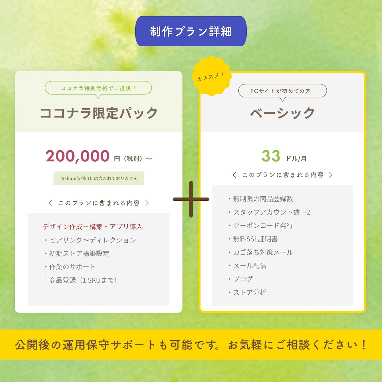 ShopifyでECサイトを制作いたします 予算は抑えたいけどデザイン重視のECサイトを制作したい方へ イメージ2