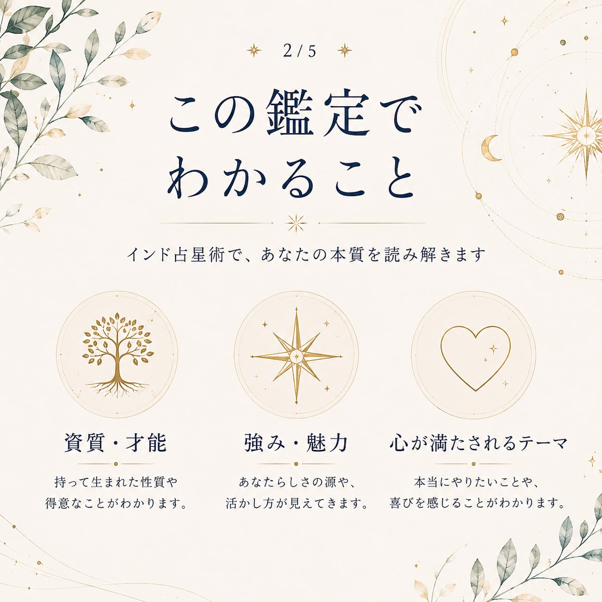 今どんな時期？インド占星術で人生の流れを紐解きます 人生の迷子になりそうな時に。現在地とこれからを確認します。 イメージ3
