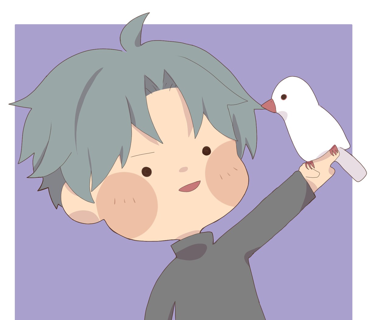 写真をかわいいあなた用のイラストにします ゆるふわなアイコン、イラスト、挿絵、記念日イラストなどなど♪ イメージ2