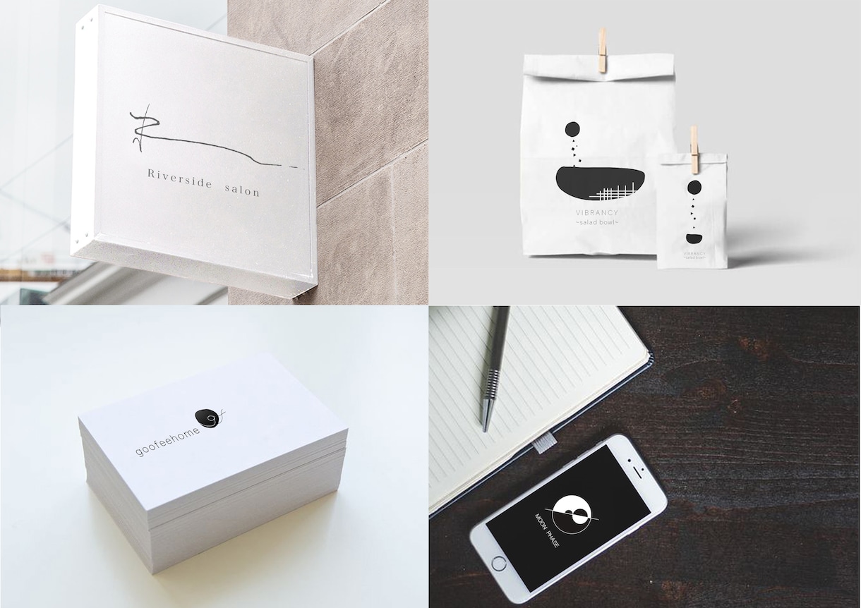 シンプル、スタイリッシュなロゴをデザインします ロゴデザイン、シンボルロゴ、イニシャルロゴなど イメージ1