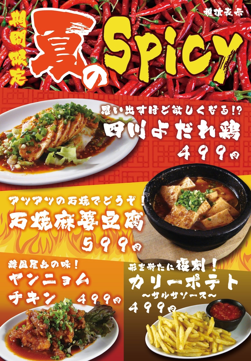 飲食店メニュー作成します 飲食店勤務経験（実務・メニュー管理）あり イメージ9