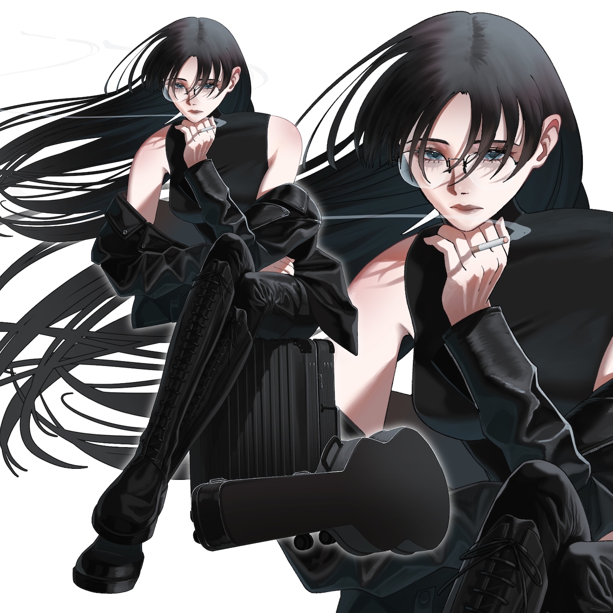 TRPG/配信の立ち絵イラスト制作します 【表情差分1種類無料】戦闘差分描けます イメージ8