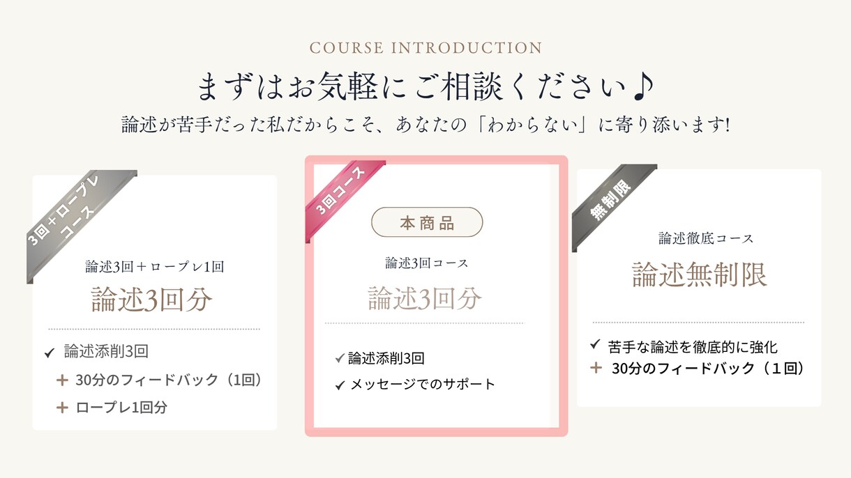 キャリコン論述試験が苦手な方を添削します オールA判定・論述40点の私が考え方から丁寧に解説 イメージ9