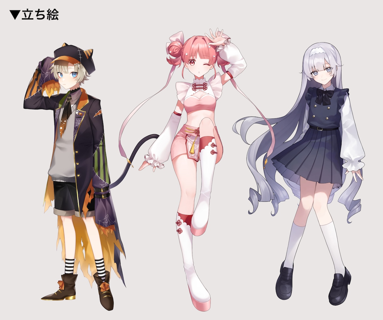 立ち絵などのイラスト描きます キャラデザ立ち絵アイコンなんでも対応します！ イメージ2