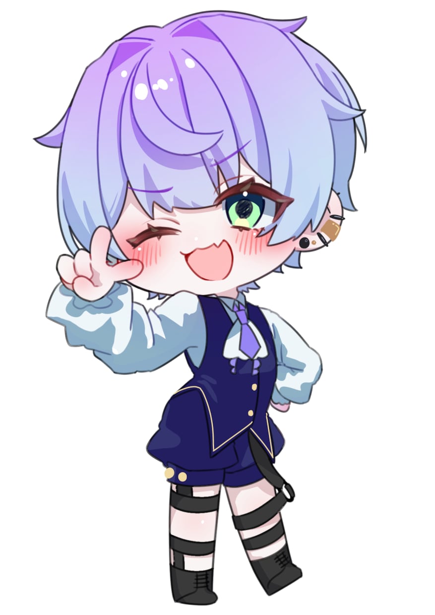 可愛くて見やすいミニキャライラストを制作します キラキラで可愛らしいSDイラストです！ イメージ1