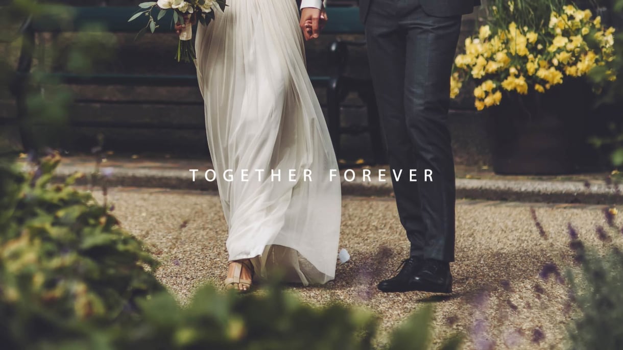丸投げOK！オシャレなオープニングムービー作ります 【結婚式オープニングムービー】無料楽曲あり！DVD納品も対応 イメージ2