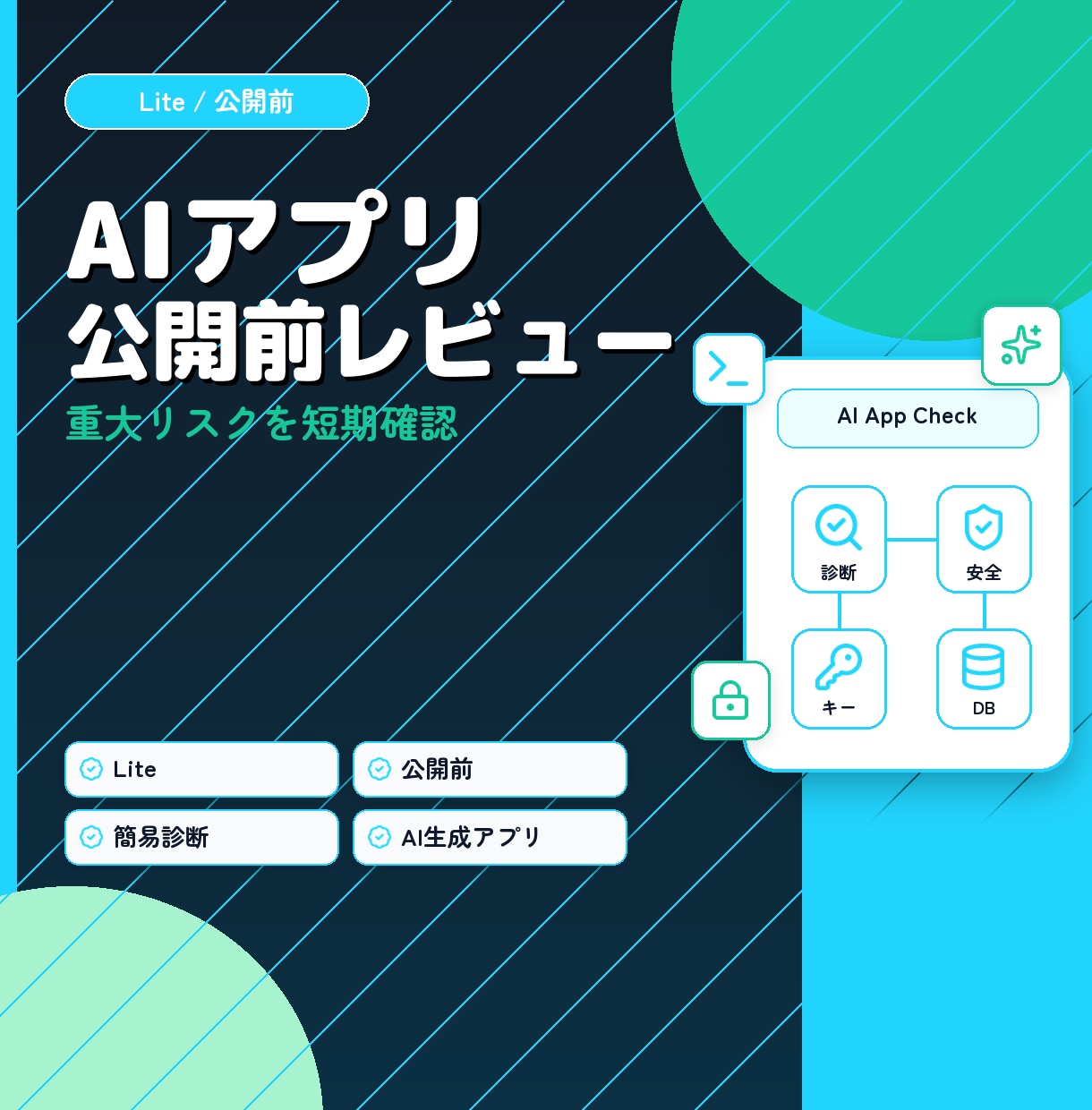 AIで作ったアプリの簡易レビューを行います このまま公開して大丈夫？重大リスクを短期確認 イメージ1