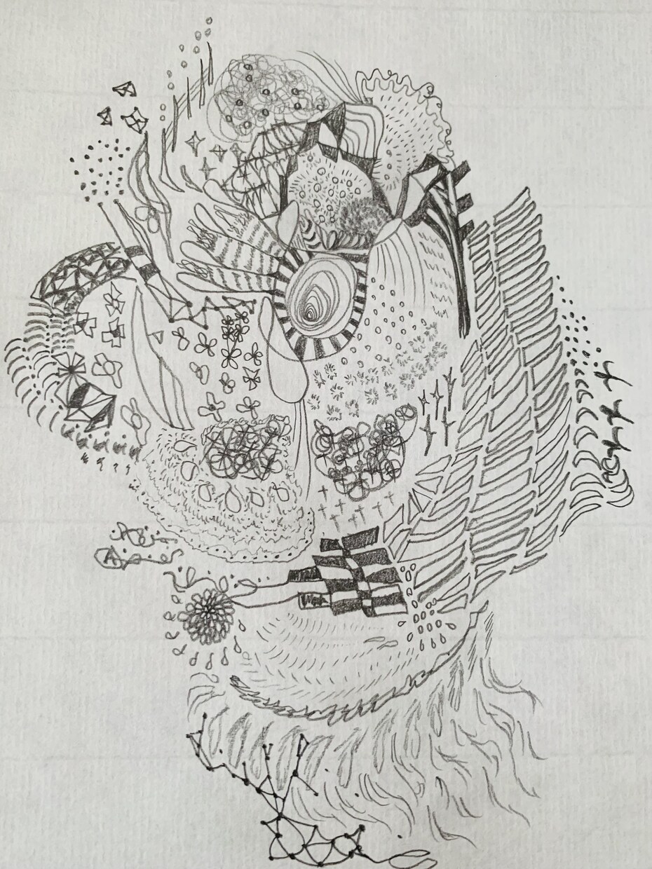 イラスト、グラフィックアートの様な作品を作ります 淡い太陽の日陰で密かに暮らしている雨上がりなく、神の井 イメージ6