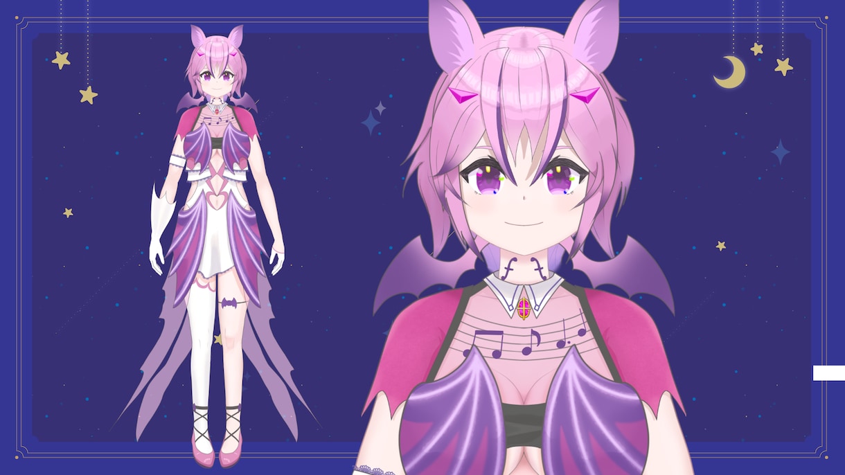 Live2D全行程制作で配信モデル作ります VTuber向けキャラデザ〜Live2D一貫制作 イメージ3