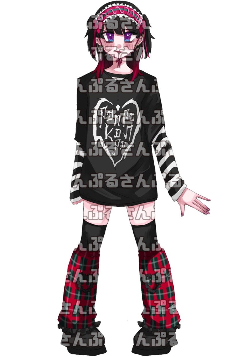 VTuber等の立ち絵描きます VTuber、配信者、歌い手などの立ち絵を可愛く描きます❣️ イメージ1