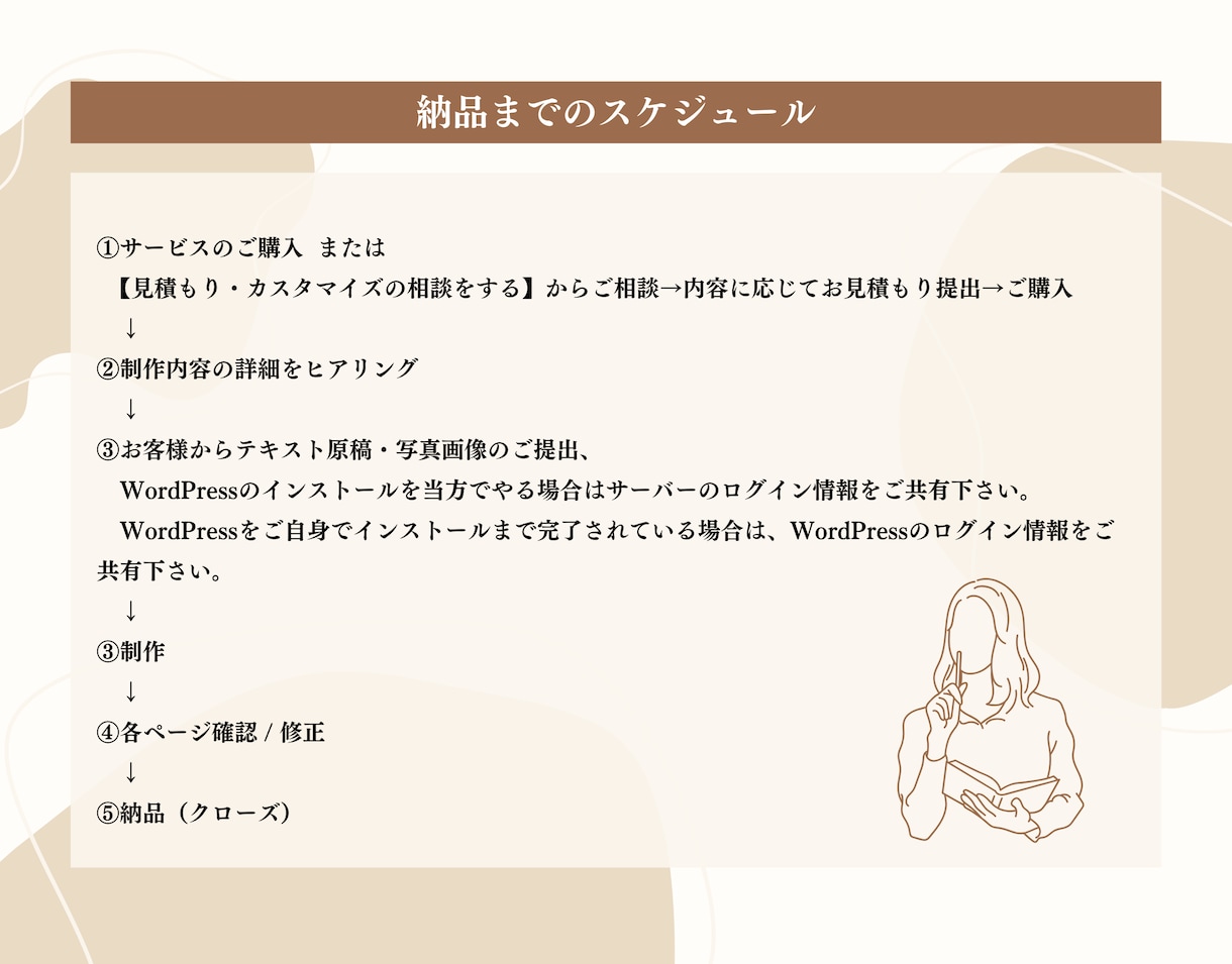 SWELLでWordPressホームページ作ります 人気テーマSWELLで更新しやすいHPを制作いたします イメージ4