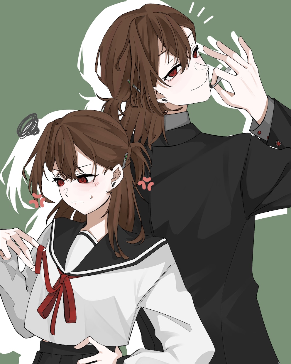 一枚絵お描きします キャラクター達が生きてるようなイラストをお描きします！ イメージ3