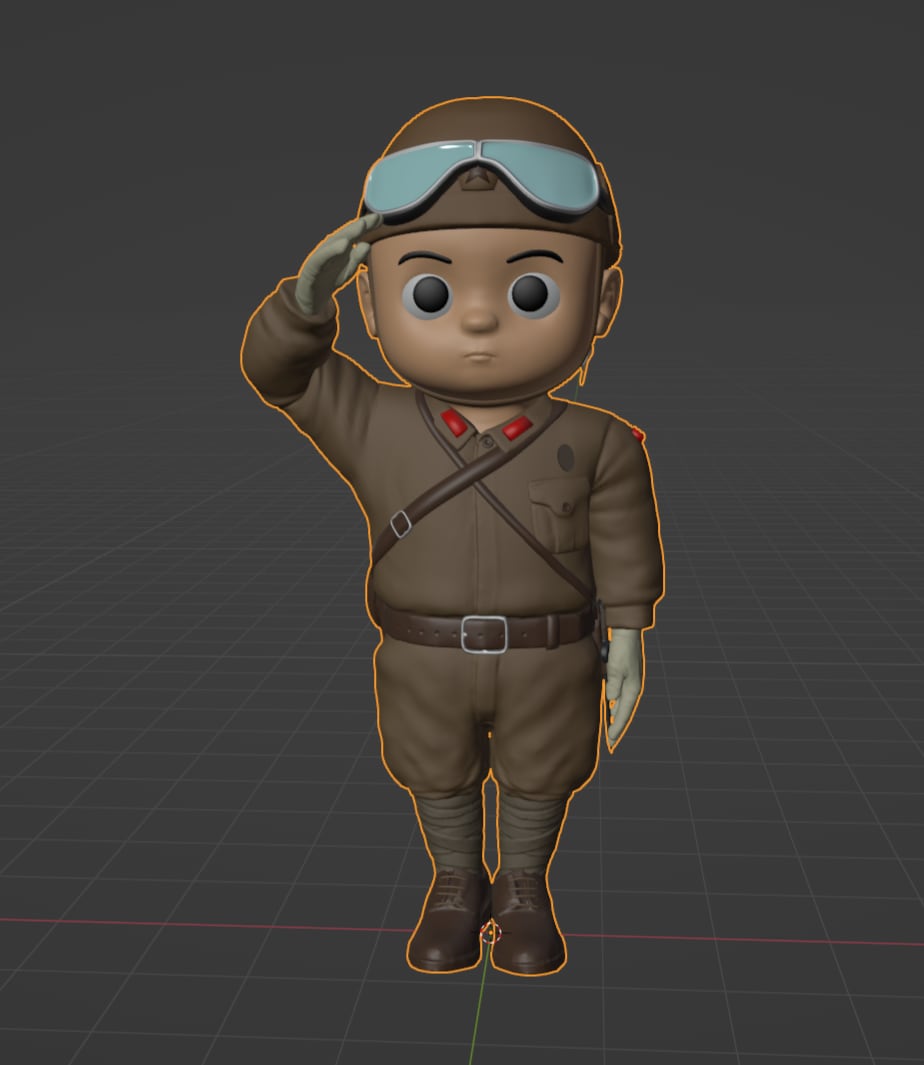 ハイポリゴン3Dキャラクターモデリングします ハイクオリティのアバターやゲームのプレイヤーモデル作成など イメージ2