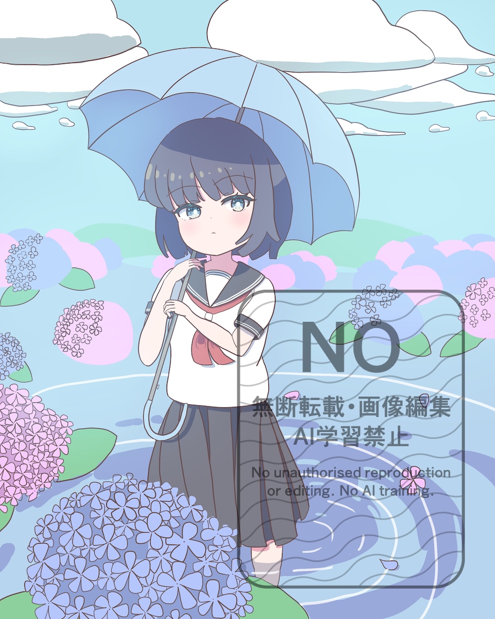 アイコン、ヘッダー、一枚絵を描きます アニメ調の可愛らしいアイコン、ヘッダーを描きます イメージ3