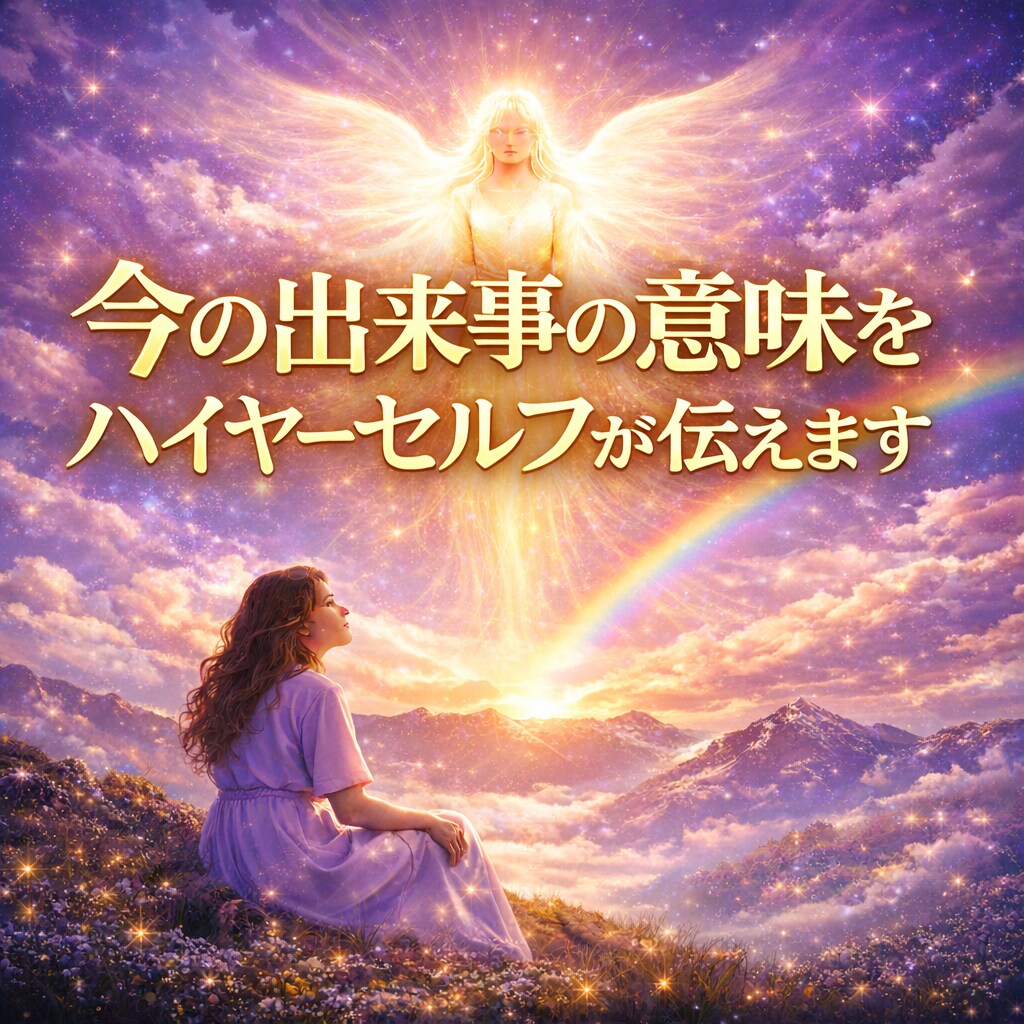 今の出来事の意味をハイヤーセルフが伝えます 偶然ではない今の出来事に込められたメッセージ イメージ1