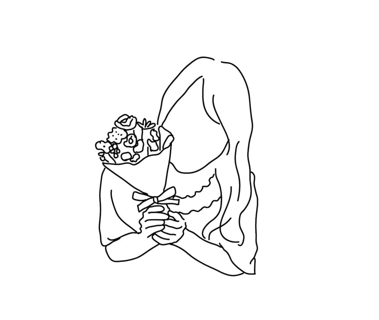 写真トレースしておしゃれな線画イラストを作ります シンプルでラフなイラスト／アイコンが欲しい方にお勧めです◎ イメージ2