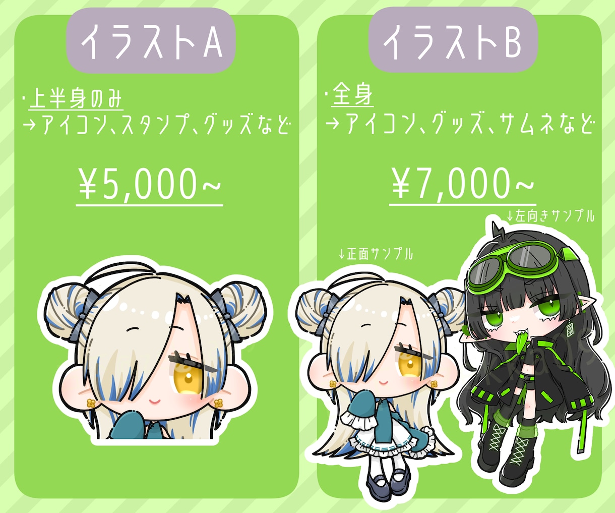 ちびキャライラスト描きます アイコン、グッズ、サムネにどうぞ！ イメージ2