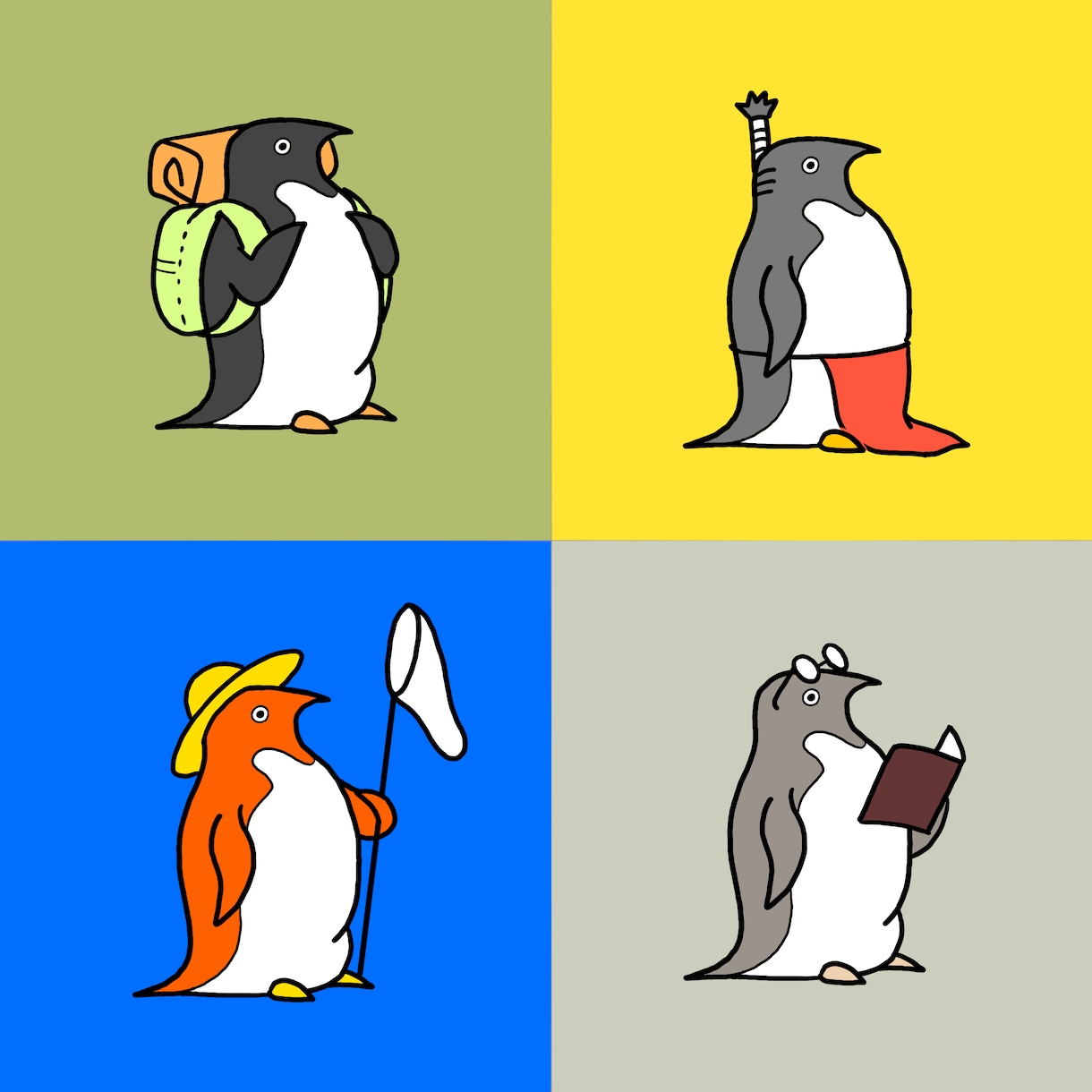あなたがペンギンになっちゃった？なアイコン作ります 世界に一つだけのペンギンアイコンをお作りいたします！ イメージ1