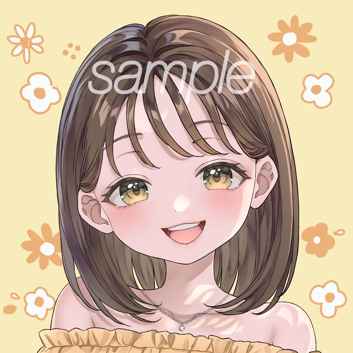 SNSで使用できるアイコン等イラスト作成します 用途に合わせて対応します！お気軽にご相談ください♩ イメージ9