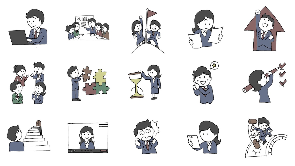 かわいい・シンプル系ワンポイントイラスト描きます オリジナリティのある挿絵が欲しい！という方に イメージ1