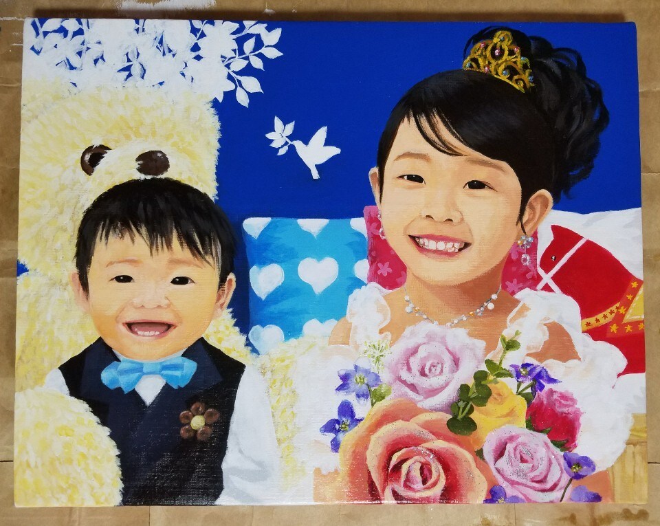 素敵な似顔絵を 心を込めて描きます 素敵な笑顔と思い出を絵で届きましょう。(^-^) イメージ2