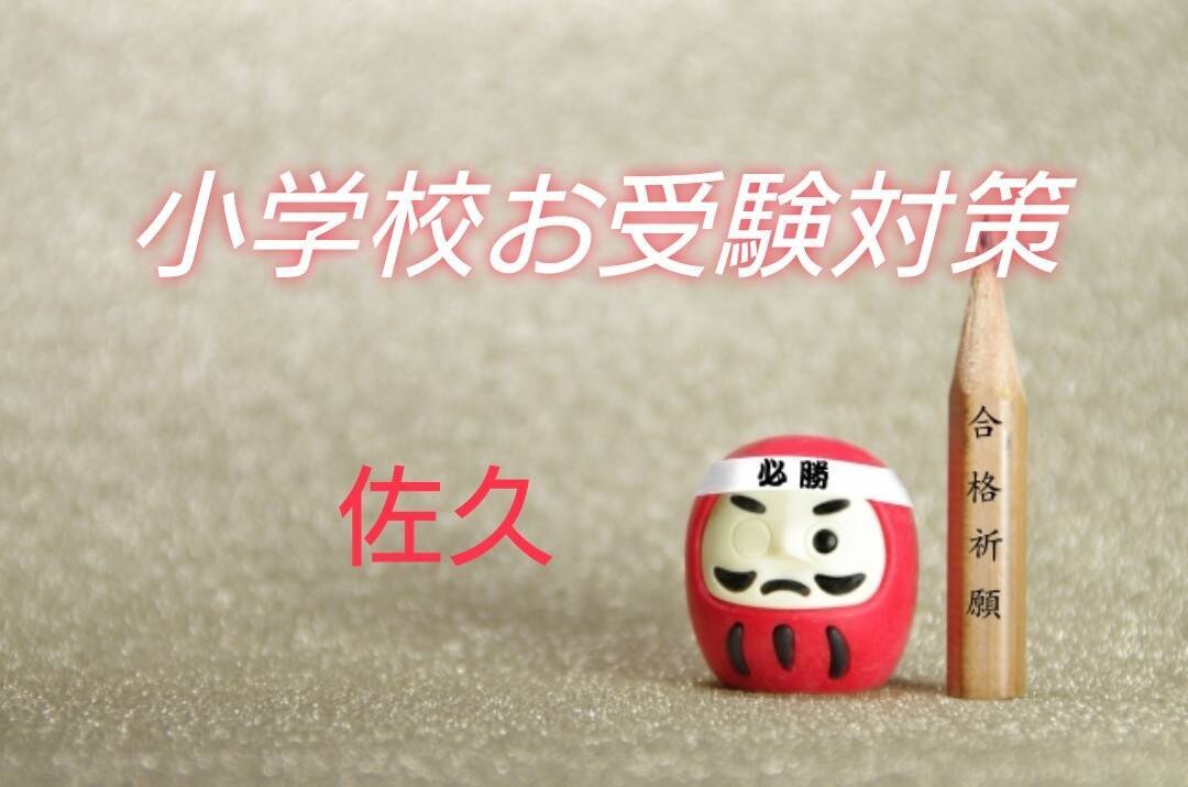 佐久 私立小学校受験の対策いたします 初年度合格実績あり！適性検査、集団検査、面接や親アンケート イメージ1