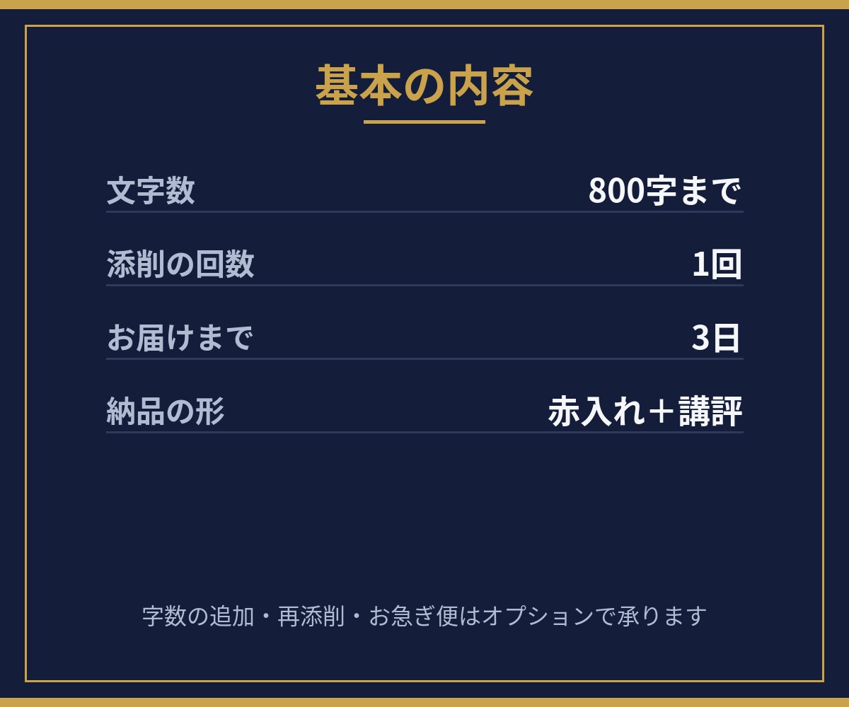 小論文・作文・志望理由書を添削します 受験も就活も、予備校での添削経験と進路指導16年の視点で イメージ6