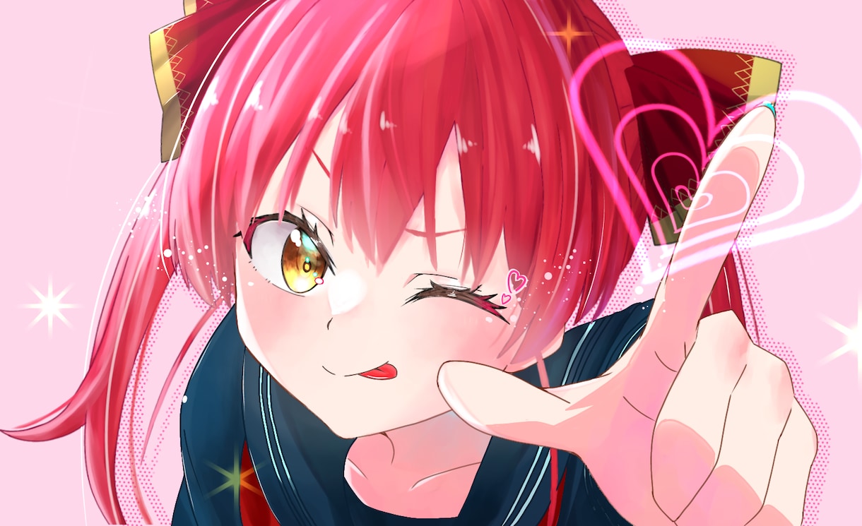 アイコン、首上、バストアップ描かせて頂きます 首上、バストアップ中心の絵を描いていきたいと思っております イメージ2