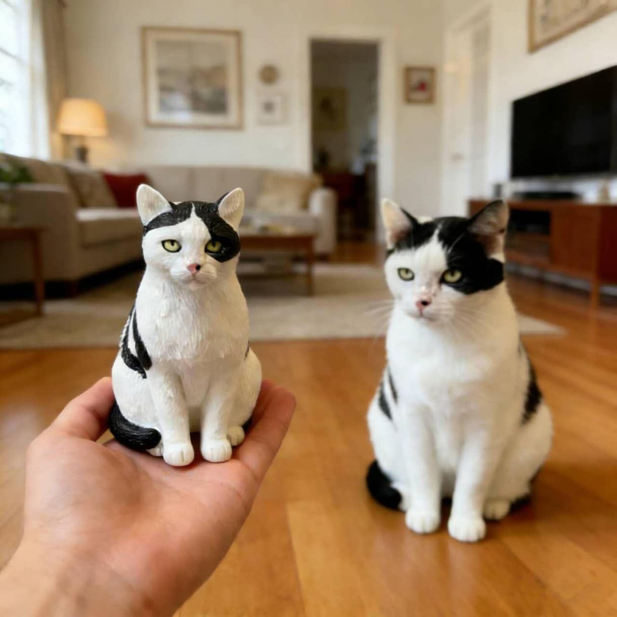 写真から作るフィギュア｜愛犬・愛猫似顔人形ます オーダーメイド 犬・猫そっくり 肖像画 うちの子 置物 イメージ4