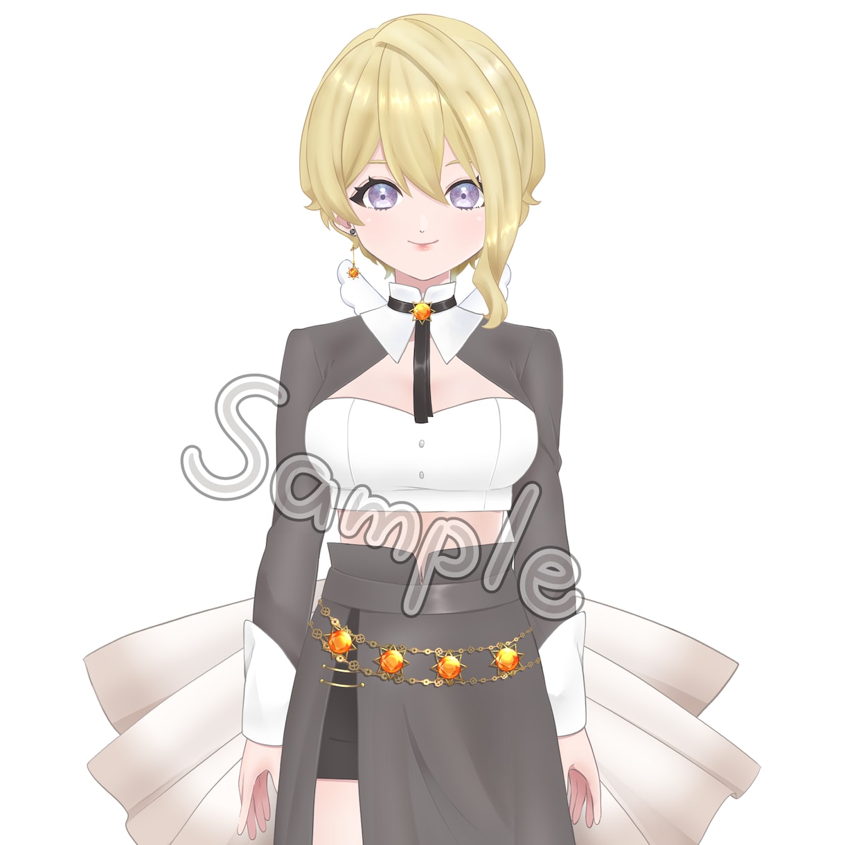 Vtuberパーツ分けイラスト、キャラデザ描きます ✴︎ラフ提案、修正回数無制限✴︎理想のキャラをあなたに！ イメージ4
