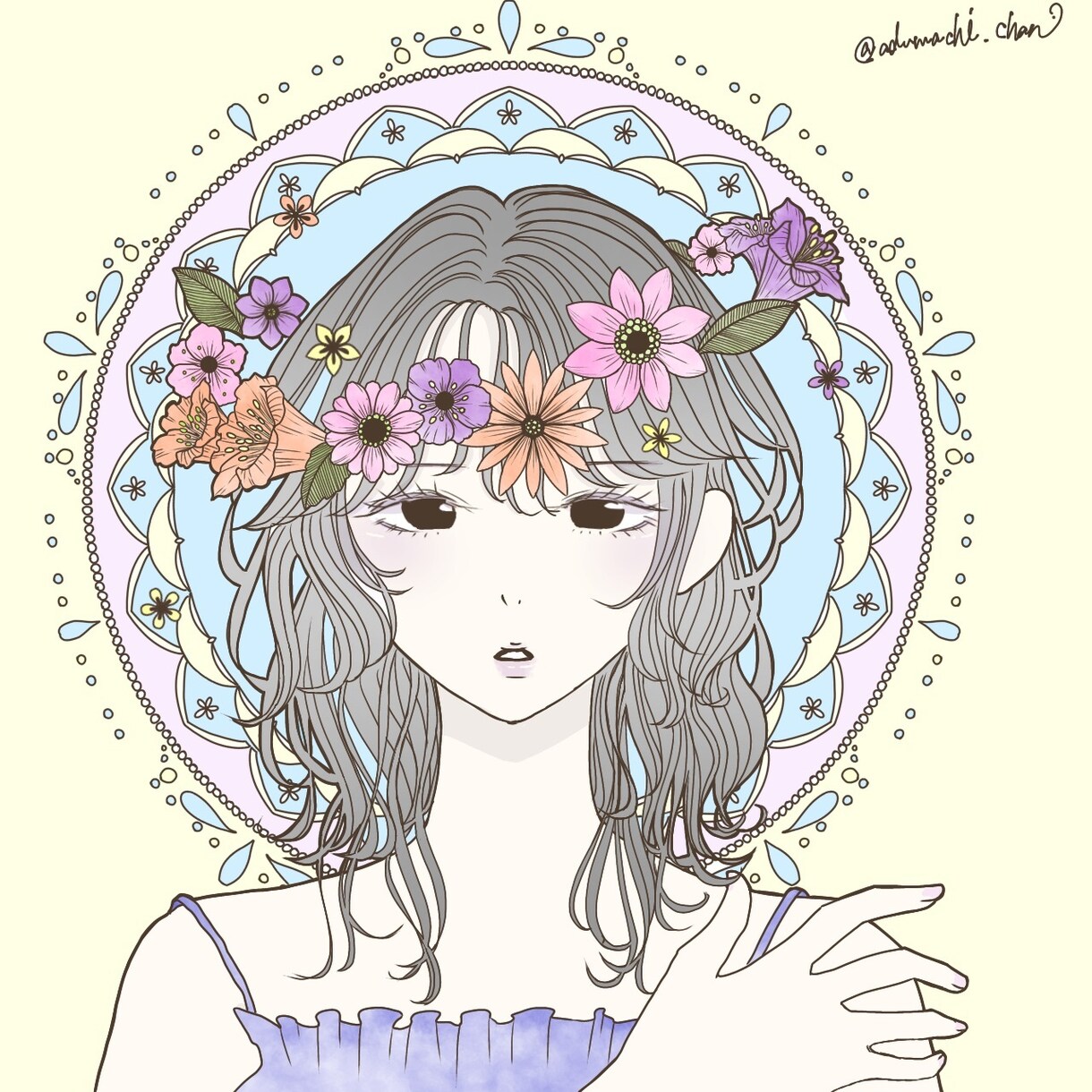 イラスト/アイコン作成　可憐なイラストを描きます お花モチーフの可愛いイラストを描きます。 イメージ4